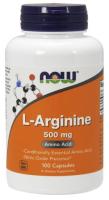 L-Arginine, 500 mg, 100 Caps