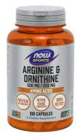 L-Arginine & Ornithine 500/250 mg 100 Caps