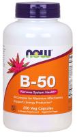 NOW Vitamin B-50 mg 250 VCaps ~ Nervous System Health*