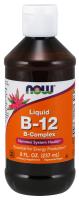 NOW Vitamin B-12 Complex Liquid 8 oz ~ Nervous System Health*