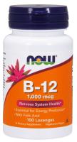 NOW Vitamin B-12 1000 mcg 100 Lozenges ~ Nervous System Health*
