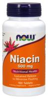 NOW Niacin 500 mg 100 Tablets ~ Sustained Release