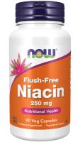 NOW Flush-Free Niacin 250 mg 90 VCaps ~ Nutritional Health