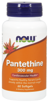 NOW Pantethine 300 mg 60 Softgels ~ Heart Support