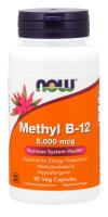 NOW Methyl B-12 5000 mcg 90 VCaps ~ Nervous System Health*