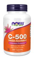 NOW Vitamin C-500 Calcium Ascorbate-C 250 VCaps ~ Antioxidant Protection*