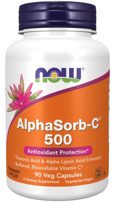 NOW AlphaSorb-C® 500 mg 90 VCaps ~ Antioxidant Protection*