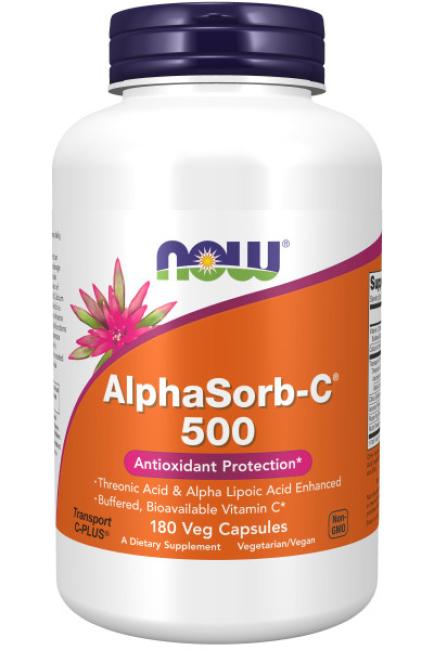 NOW AlphaSorb-C® 500 mg 180 VCaps ~ Antioxidant Protection*