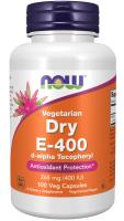 NOW Vitamin E-400 Vegetarian 100 Dry VCaps ~ Antioxidant Protection*