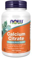NOW Calcium Citrate 100 Tabs ~ Supports Bone Health*