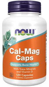NOW Cal-Mag 120 Caps ~ Supports Bone Health