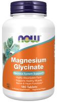 NOW Magnesium Glycinate 180 Tablets ~ Nervous System Support*