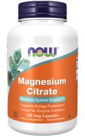 NOW Magnesium Citrate 120 VCaps ~ Nervous System Support*