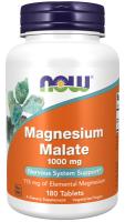 NOW Magnesium Malate 1000 mg 180 Tablets ~ Nervous System Support*