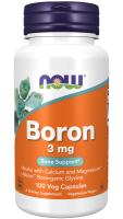NOW Boron 3 mg 100 VCaps ~ Bone Support*