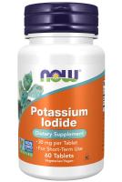 NOW Potassium plus Iodine 180 Tablets ~ Thyroid Support*