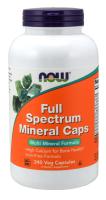 NOW Full Spectrum Mineral Caps 240 VCaps ~ Multi Mineral Formula