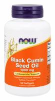 NOW Black Cumin Seed Oil 1000 mg 60 Softgels ~ Cardiovascular Support*