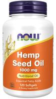 NOW Hemp Oil, 1000 mg, 120 Softgels ~ Nutritional Oils