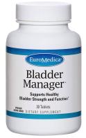 EuroMedica Bladder Manager - 30 Tablets - Clinically-Studied Herbal Supplement - Support Bladder Strength & Healthy Urinary Tract Function - Formulated for Men & Women - 30 Servings