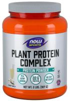NOW Plant Protein Complex, Creamy Vanilla Powder Protein Powder