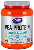 NOW Pea Protein, Vanilla Toffee Powder Protein Powder, 2 lbs.