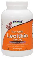 NOW Lecithin 1200 mg 400 Softgels ~ Nervous System Support*