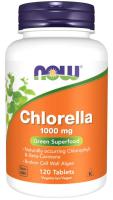 NOW Chlorella 1000 mg 120 Tablets ~ Super Green
