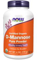 NOW D-Mannose, Organic & 6 oz. Pure Powder ~ Healthy Urinary Tract*