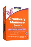 NOW Cranberry Mannose + Probiotics 24 Packets ~ Supports a Healthy Urinary Tract*