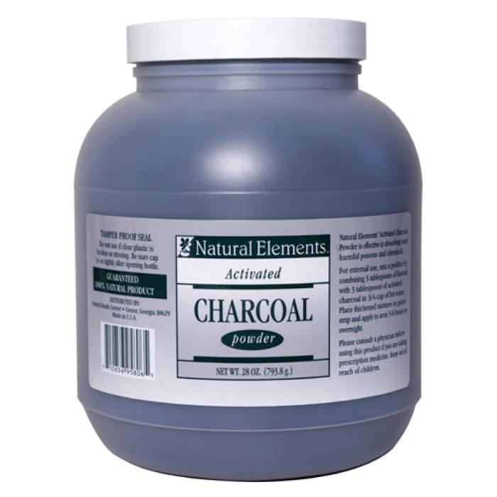 Natural Elements Activated Charcoal Powder, 24 oz. Bulk Charcoal
