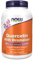 NOW Quercetin with Bromelain 240 VCaps ~ Balanced Immune System*