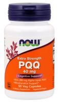 NOW PQQ, Extra Strength 40 mg 50 VCaps ~ Cognitive Support*