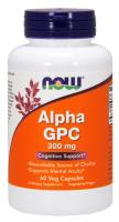 NOW Alpha GPC 300 mg 60 VCaps Cognitive Support*