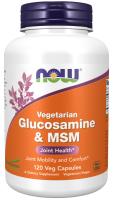NOW Glucosamine & MSM (Vegetarian) 120 VCaps ~ Joint Health*