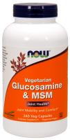 NOW Glucosamine & MSM (Vegetarian) 240 VCaps ~ Joint Health*