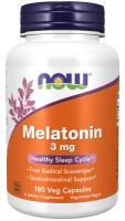NOW Melatonin 3 mg 180 VCaps ~ Healthy Sleep Cycle*