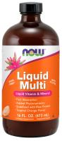 NOW Liquid Multi, Tropical Orange Flavor 16 oz. Liquid ~ Vitamin & Mineral