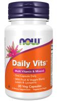 NOW Daily Vits™ 30 VCaps ~ Multi Vitamin & Mineral
