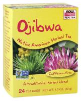 NOW Ojibwa Tea Native American Herbal Tea, 24 Bags