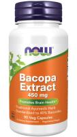NOW Bacopa Extract 450 mg 90 VCaps ~  Promotes Brain Health*