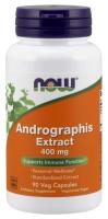 NOW Andrographis Extract 400 mg 90 VCaps ~ Immune System