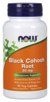 NOW Black Cohosh Root 80 mg 90 VCaps ~  Menopause Support* 90 VCaps
