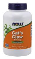 NOW Cat's Claw 500 mg, 100 VCaps ~ Immune System Support