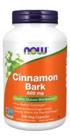 NOW Cinnamon Bark 600 mg 120 VCaps ~ Healthy Glucose Metabolism*