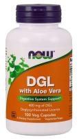 NOW DGL with 10,000 mg Aloe Vera 100 VCaps