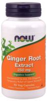 NOW Ginger Root Extract 250 mg 90 VCaps ~ Digestive Support*