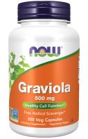 NOW Graviola 500 mg, 100 VCaps ~ Healthy Cell Growth