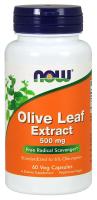 NOW Olive Leaf Extract 500 mg 60 VCaps ~ Free Radical Scavenger*
