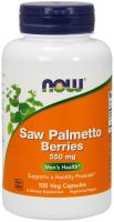 NOW Saw Palmetto Berry 500 mg 100 VCaps ~ Prostate Support